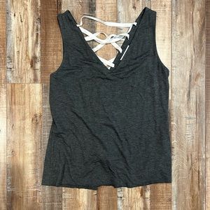 Bailey/44 brand v-neck tank with corset back